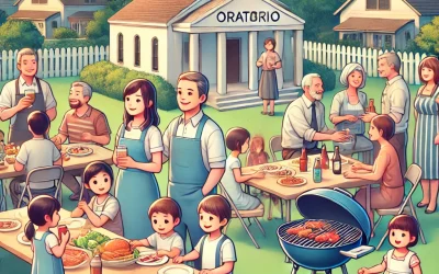 Grigliata del gruppo famiglie